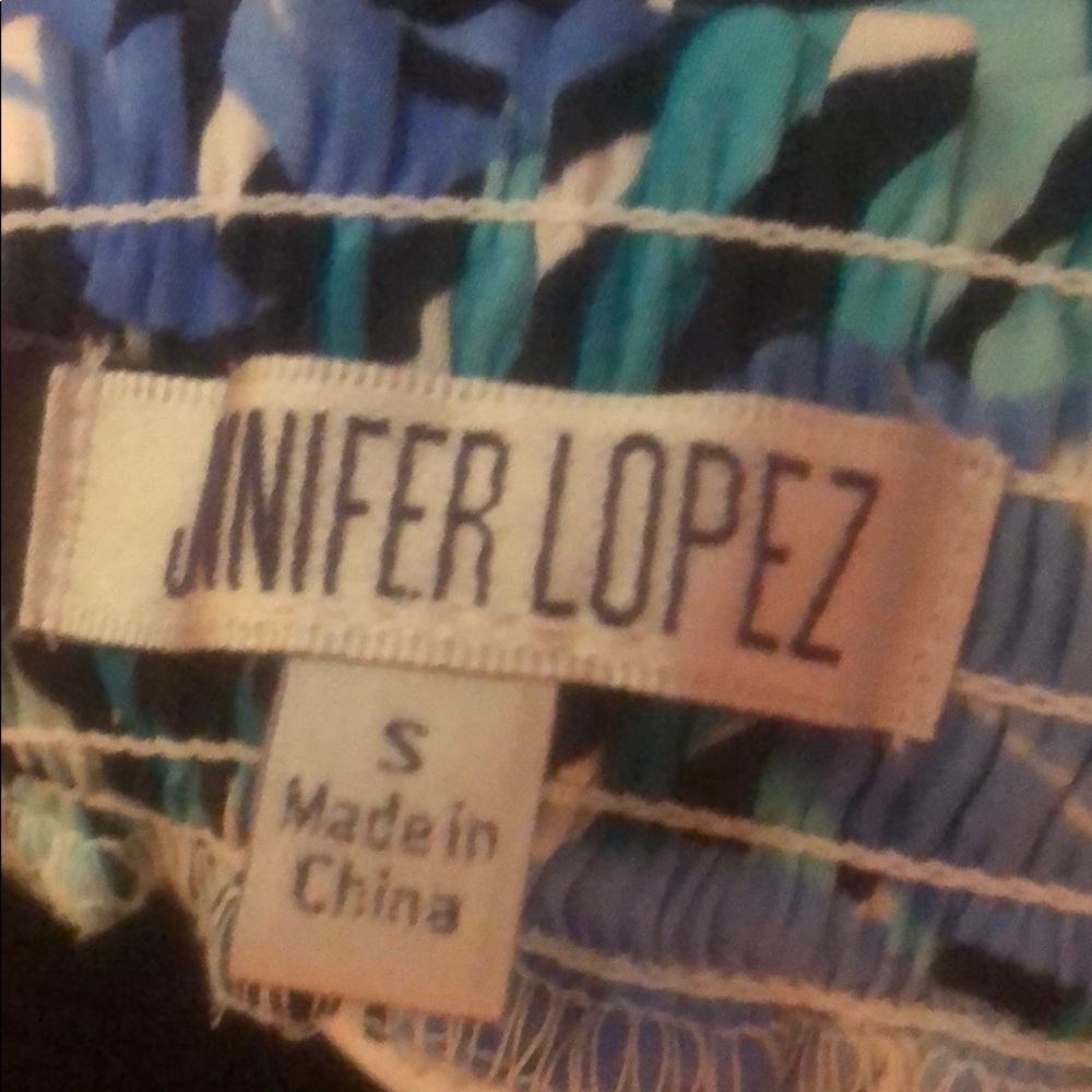 Jennifer Lopez Tropical tunic dress; size S - Picture 3 of 4